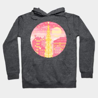 Tokyo Tower Pixel Art Hoodie